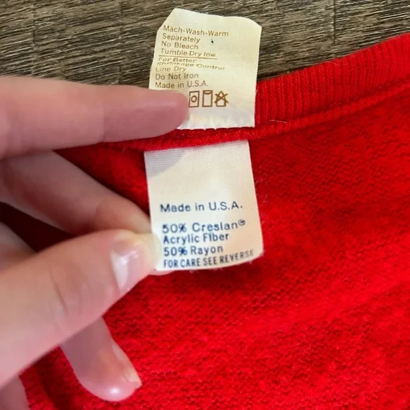 Vintage 80s Country Club v neck sweater - Picture 6 of 6